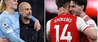 AI tips Arsenal to fend off Man City in a nail-biting 25/26 title chase