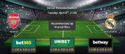 Arsenal vs Real Madrid Champions League
