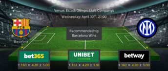 Barcelona vs Inter - Preview & Betting Tips - 30/04/2025