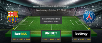 Barcelona vs PSG - Preview & Betting Tips - 01/10/2025