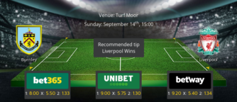 Burnley vs Liverpool - Preview & Betting Tips - 14/09/25