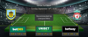 Burnley vs Liverpool - Preview & Betting Tips - 14/09/25