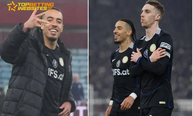 Palmer and Gusto Dish Out Cheeky Payback as Pedro’s Treble Sparks Chelsea Rout at Villa Park