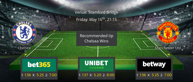 Chelsea vs Manchester United - Preview & Betting Tips - 16/05/25