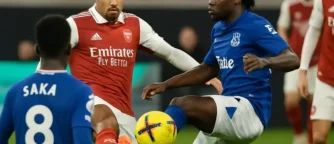 VAR storm at Hill Dickinson as Arsenal edge Everton to sit top for Christmas