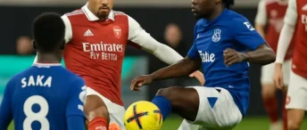VAR storm at Hill Dickinson as Arsenal edge Everton to sit top for Christmas