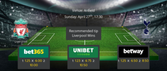 Liverpool vs Tottenham - Preview & Betting Tips - 27/04/25