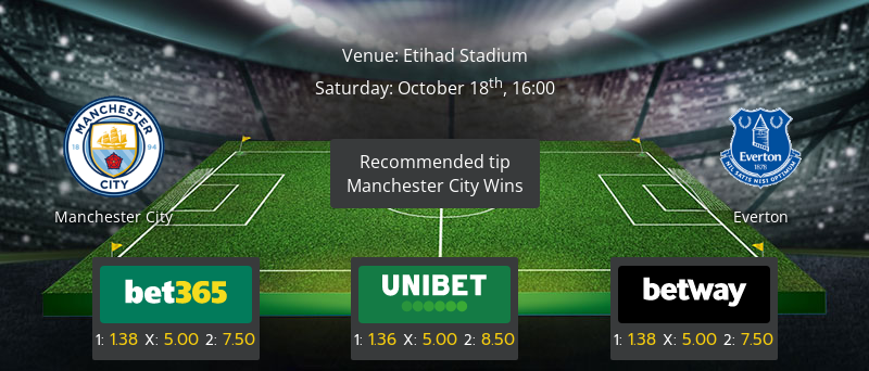 Manchester City vs Everton - Preview & Betting Tips - 18/10/2025