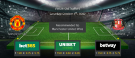 Manchester United vs Sunderland - Preview & Betting Tips - 04/10/25