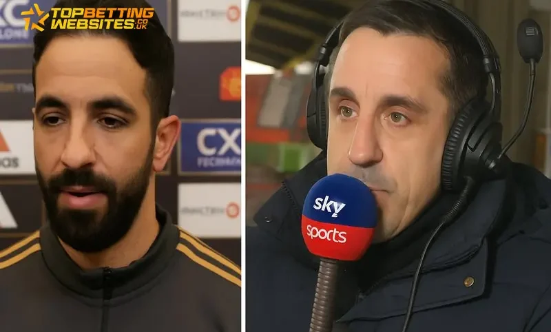 Neville Tears Into Amorim After Zirkzee’s Half-Time Hook in United’s Draw with Wolves