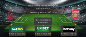 Nottingham Forest vs Arsenal
